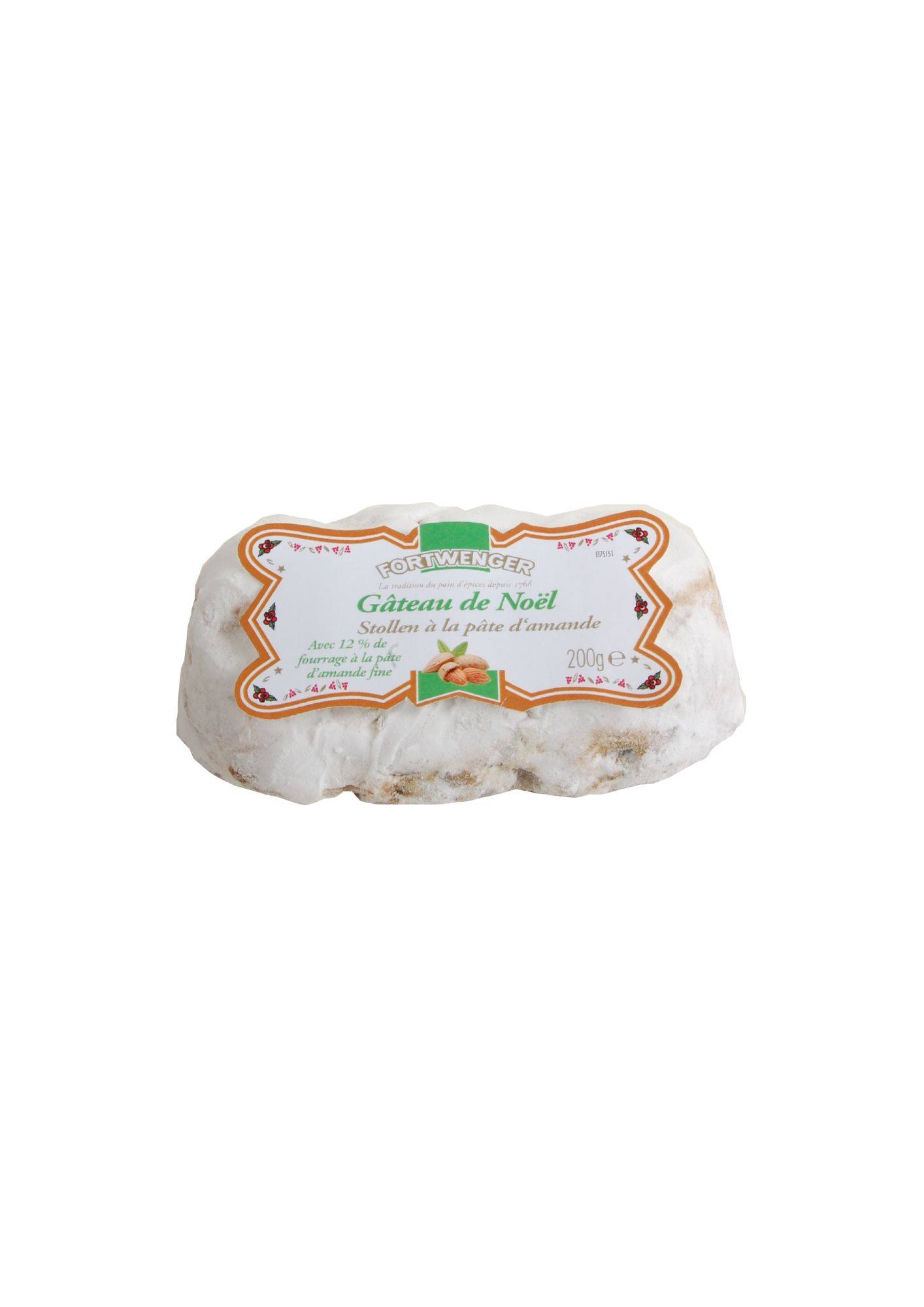 Fortwenger - Stollen pâte d'amande et fruit 200 g - Fortwenger - Image 2