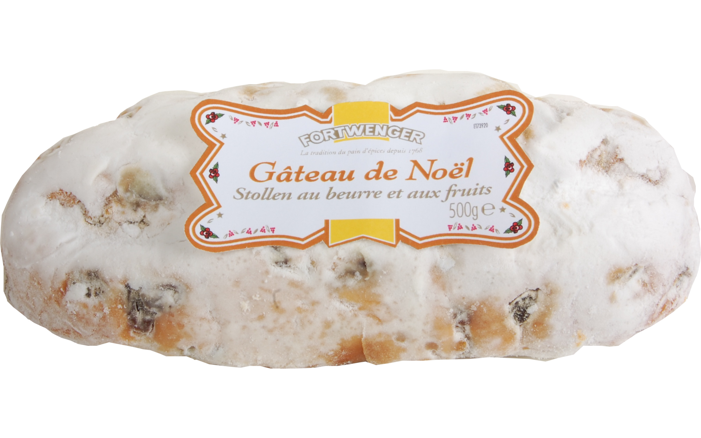 Fortwenger - Stollen au beurre et fruits 500 g - Fortwenger - Image 1