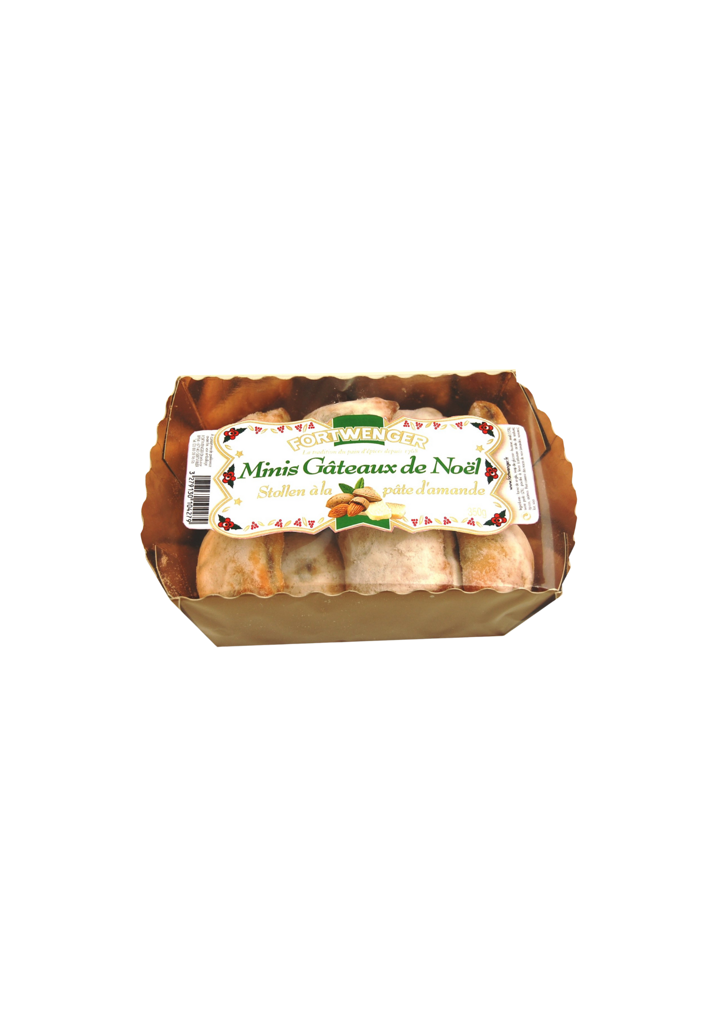 Fortwenger - Bouchée de Stollen à la pâte d'amande 350 g - Fortwenger