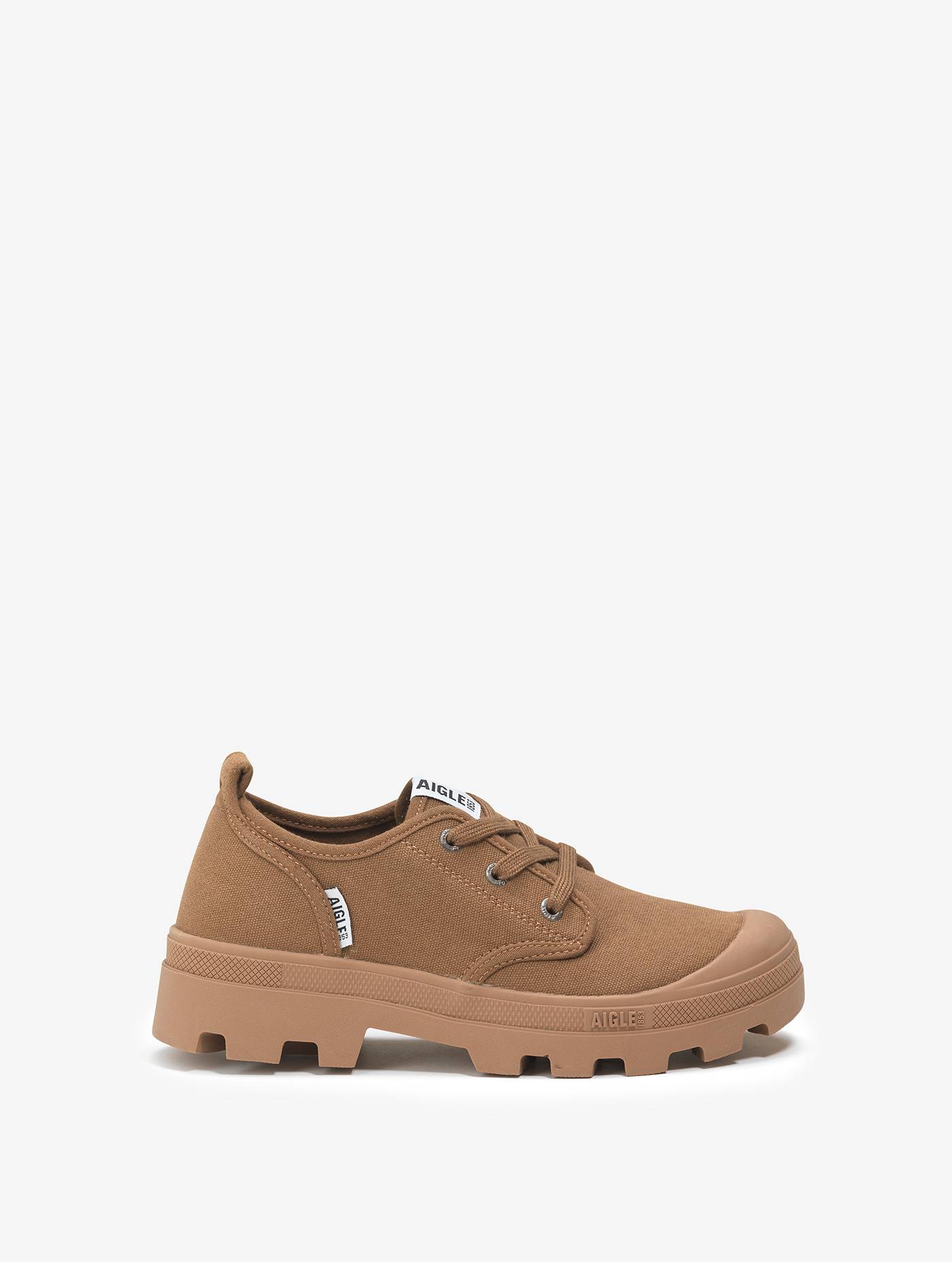 Chaussure polyvalente basse en coton recyclé marron L.39 - Aigle - Image 2