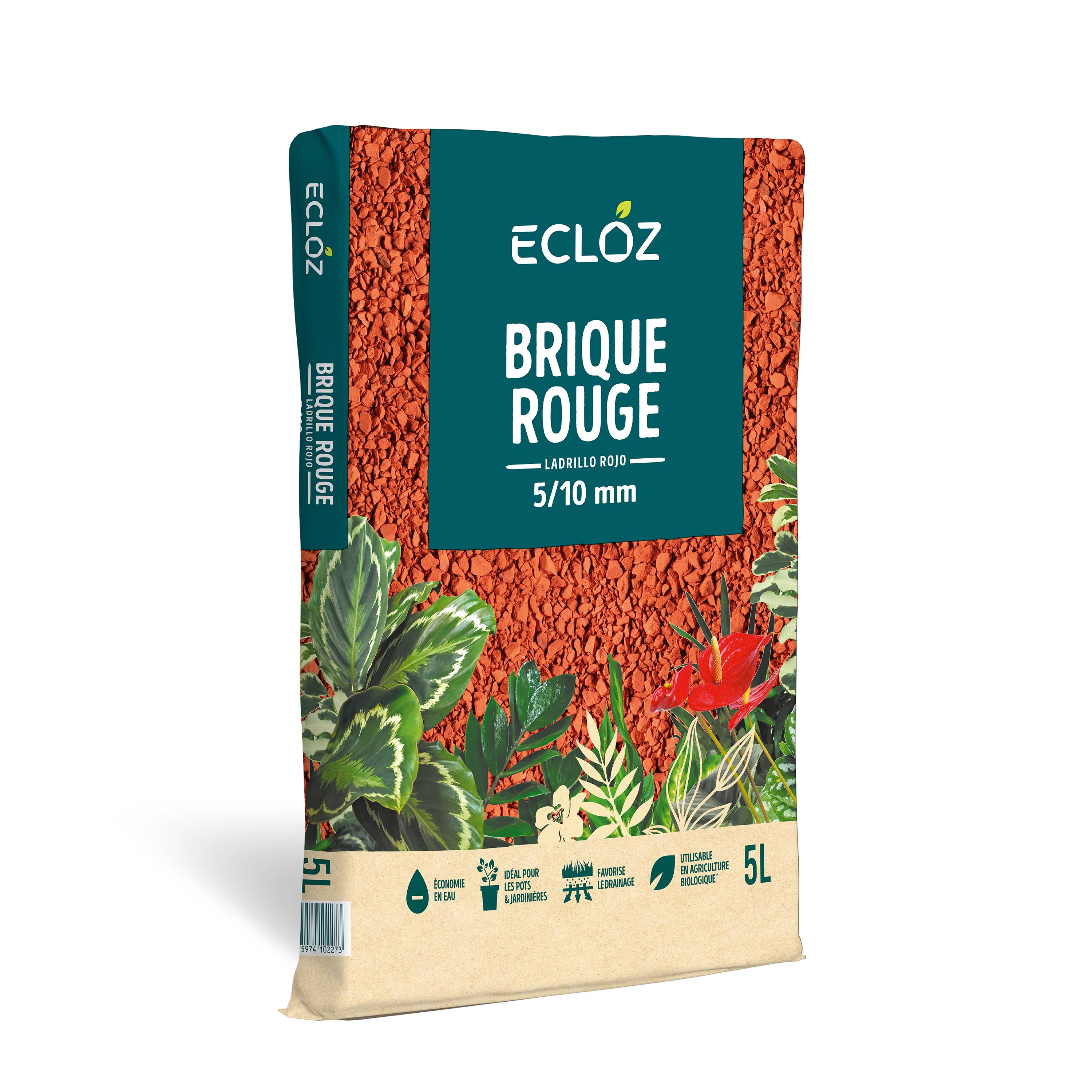 Ecloz - Brique rouge 5L - Calibre 5/10 mm - ECLOZ - Image 1