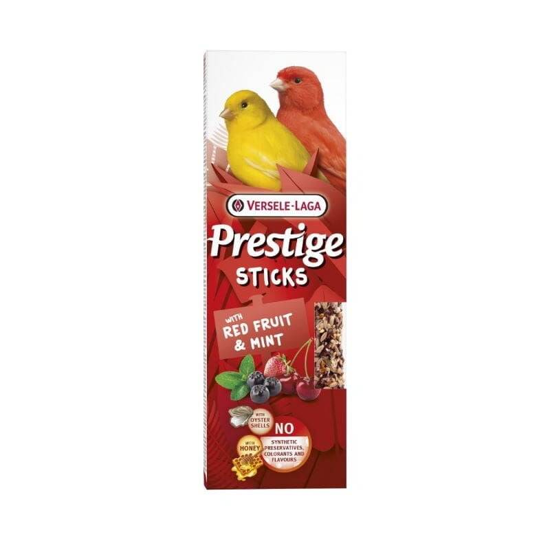 Bâtonnets pour canaris fruits rouges et menthe L.64 cm l.97 cm H.33 cm - Versele laga