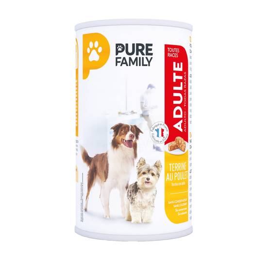 Pure Family - Pâtée terrine pour chien au poulet 1,2 kg - PURE FAMILY - Image 3