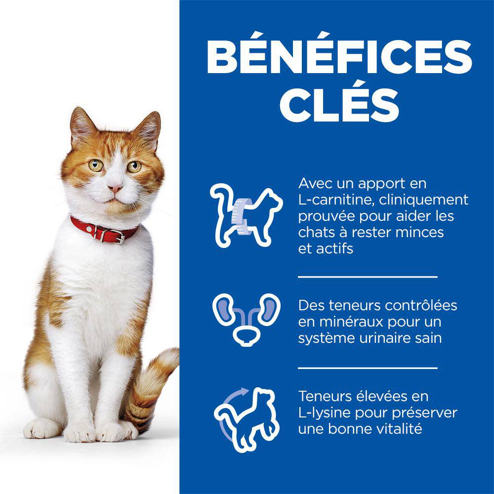 Science plan - Hill's Science Plan  Sterilised Cat croquettes pour chat stérilisé au saumon 1,5kg - Image 2