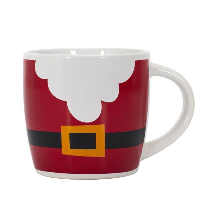 No Name - Bol et mug de Noël dolomite rouge Ø13.5 cm H.14.3 cm - Image 3