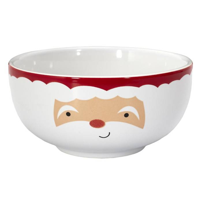 No Name - Bol et mug de Noël dolomite rouge Ø13.5 cm H.14.3 cm - Image 4