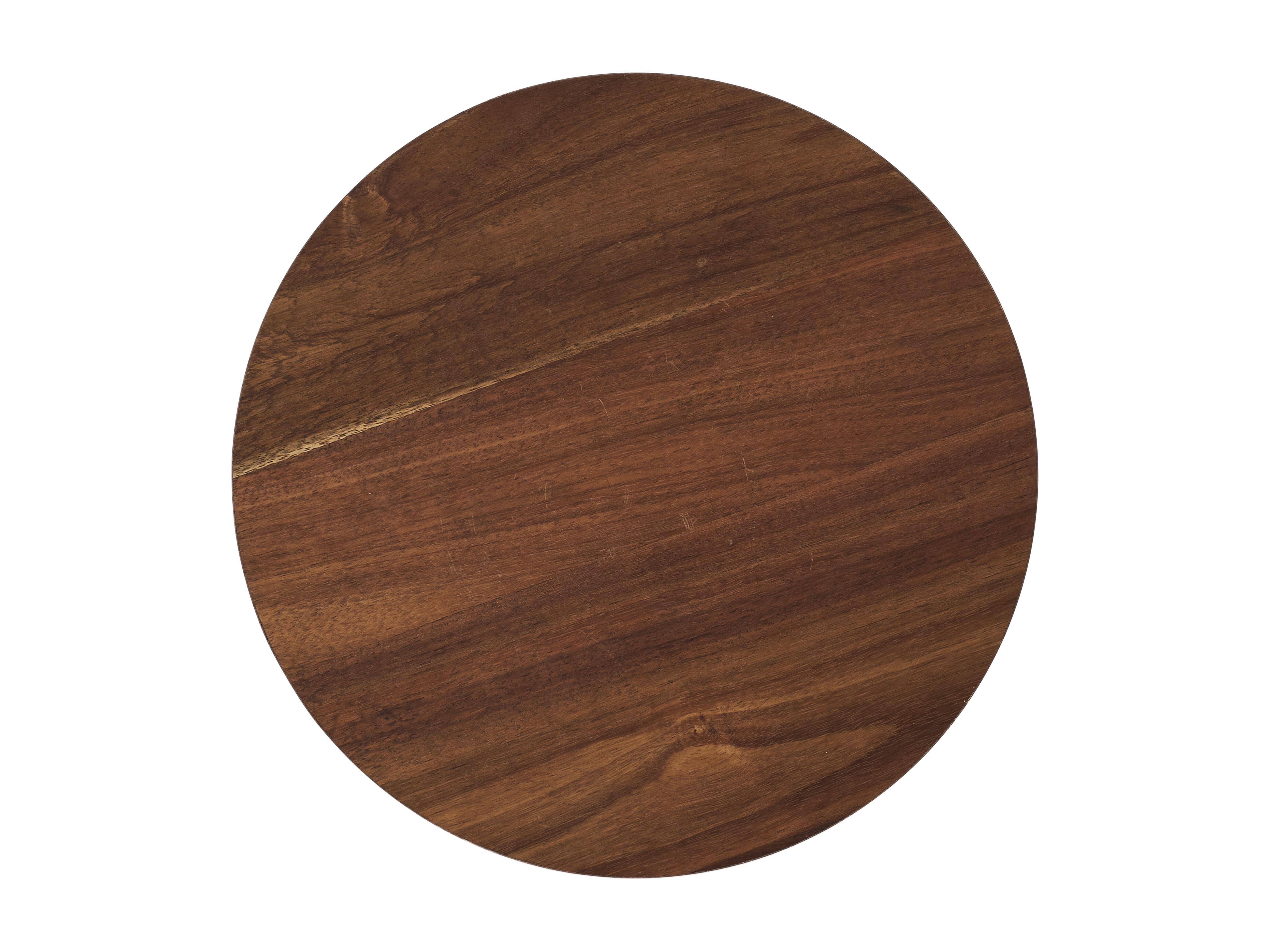 Table d'appoint Will en MDF marron L.30 x l.30 x H.55 cm - The home deco factory - Image 2