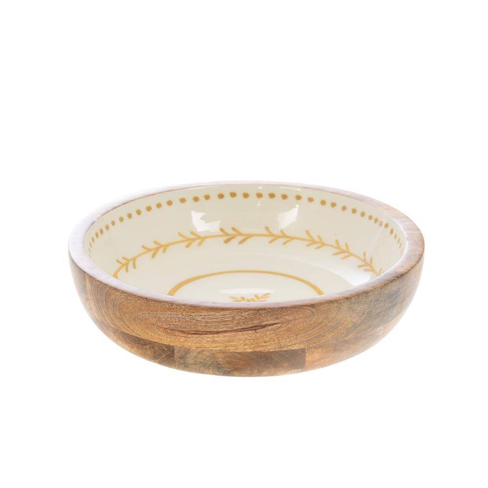 Coupe Romy en manguier blanc Ø22 cm - Amadeus
