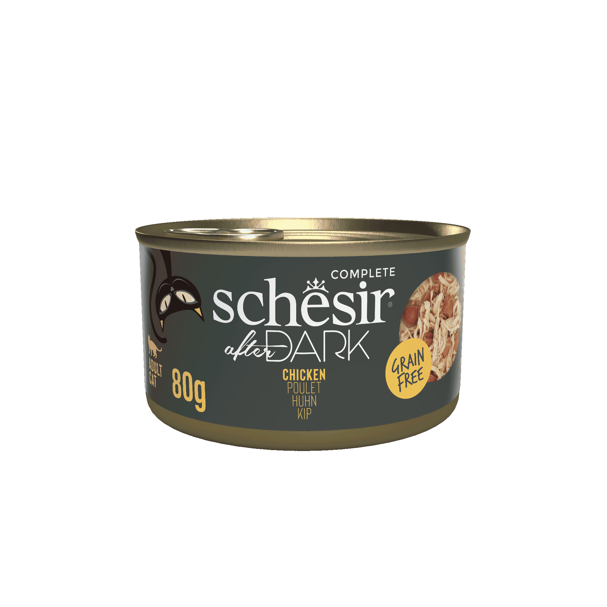 Schesir - Schesir After Dark Filets de Poulet en Bouillon 80 g - SCHESIR