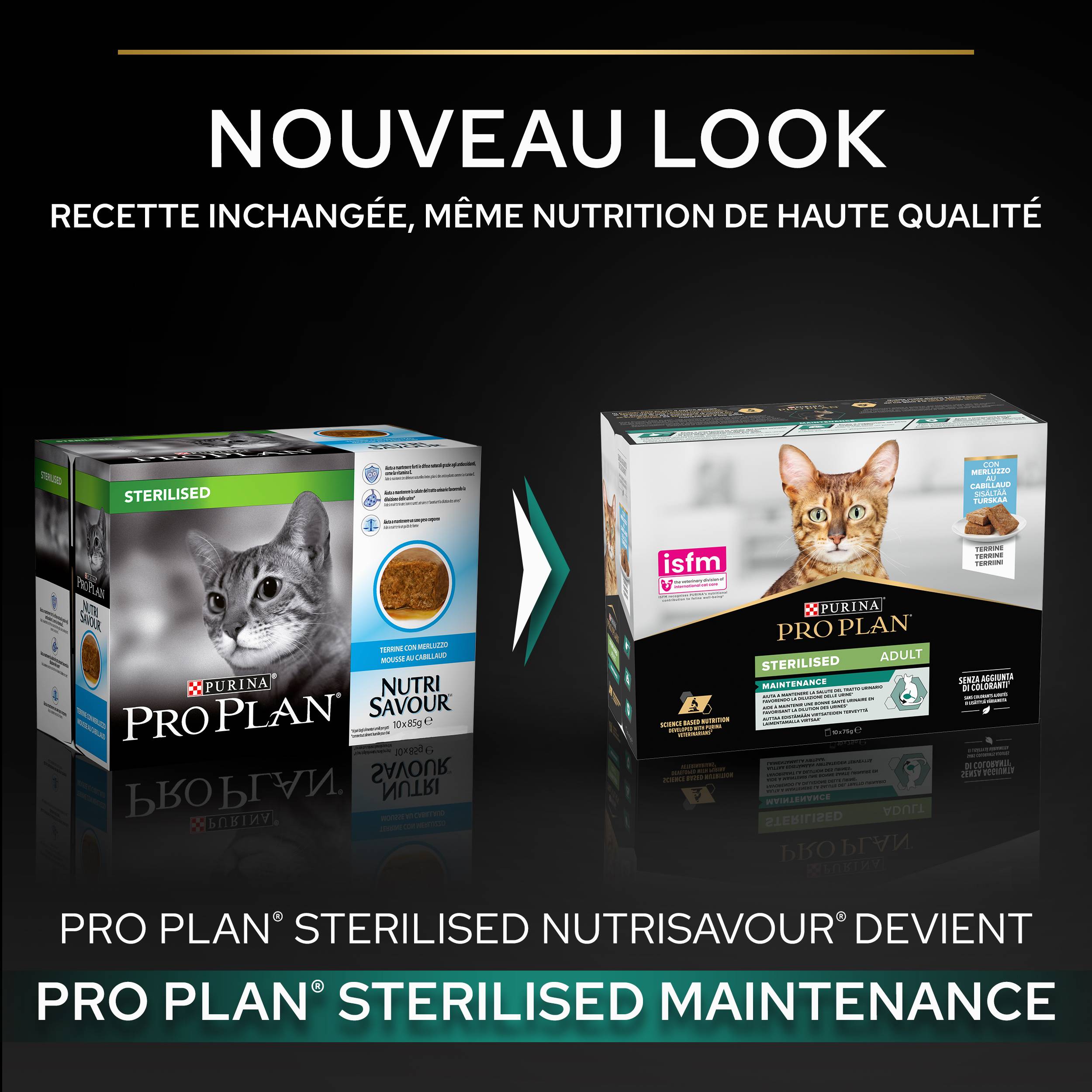 Purina Pro Plan - Terrine pour chat adulte stérilisé au cabillaud 10 x 75 g - Pro Plan - Image 6