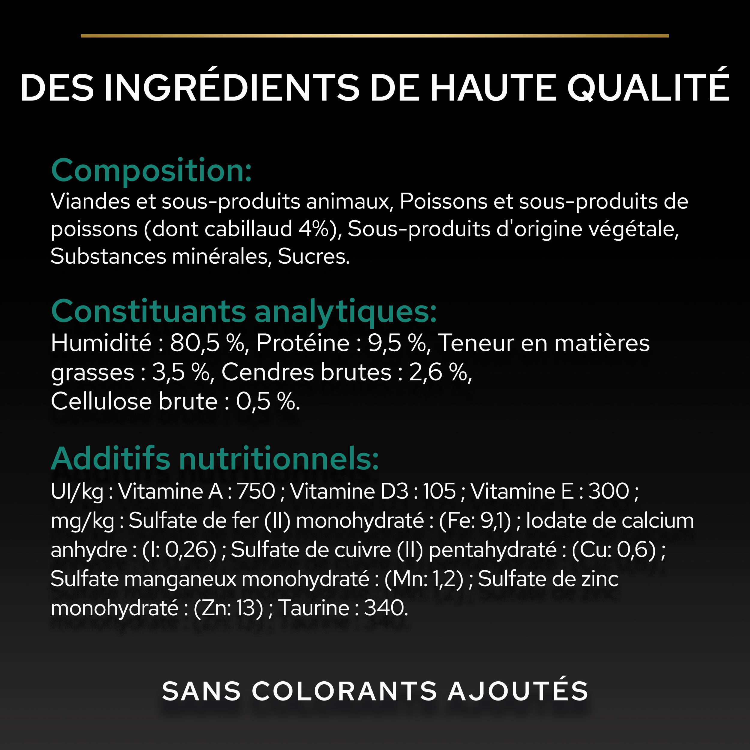 Purina Pro Plan - Terrine pour chat adulte stérilisé au cabillaud 10 x 75 g - Pro Plan - Image 8