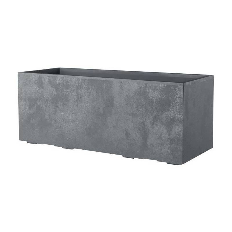 Jardinière muret plastique gris L.99 cm Millennium R - Deroma - Image 6