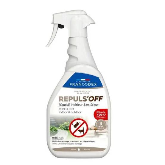 Répulsif pour chats intérieur et extérieur 500 ml - Francodex - Image 1