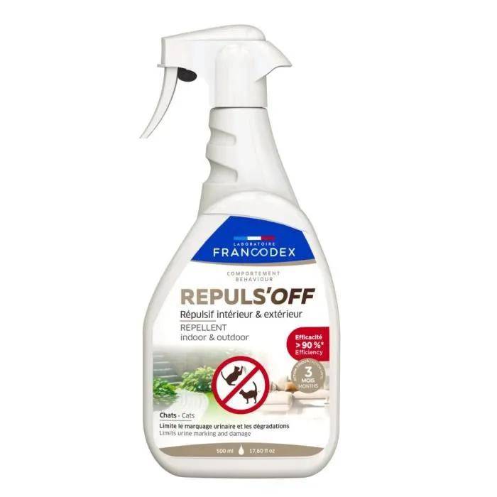 Répulsif pour chats intérieur et extérieur 500 ml - Francodex - Image 2