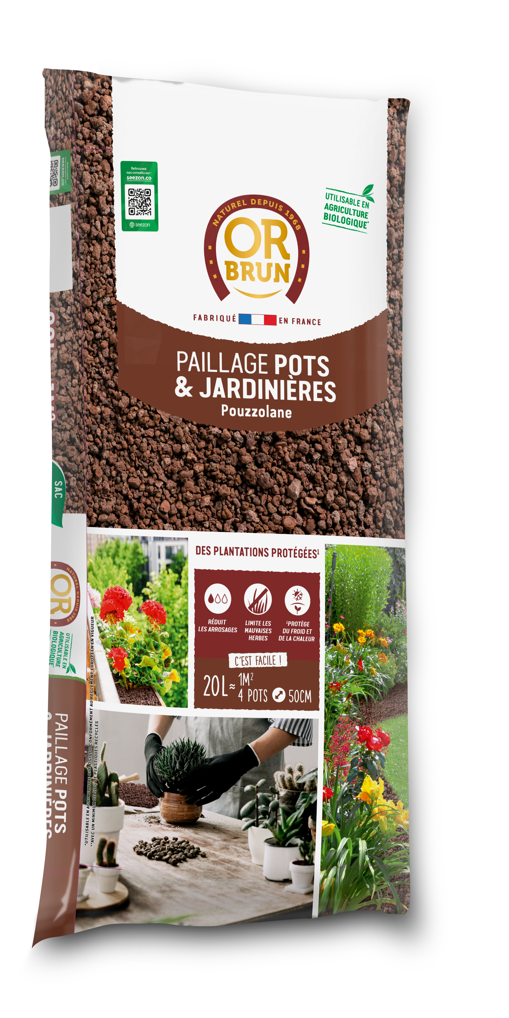 Or Brun - Pouzzolane 20L Or Brun - OR BRUN