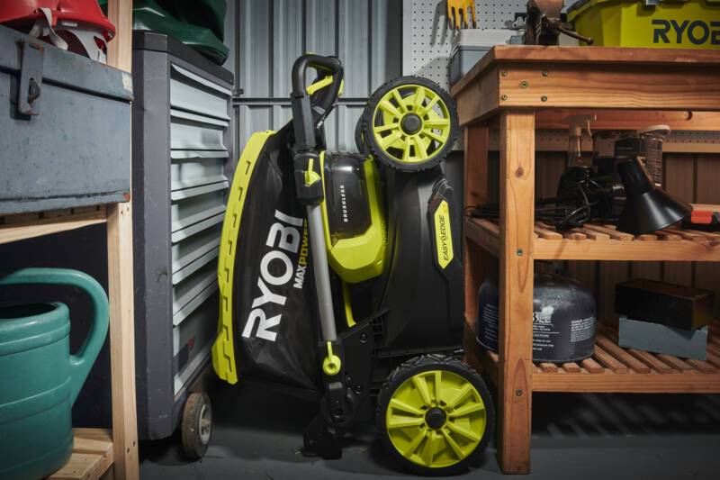 Tondeuse tractée sans fil 36V polypropylène noir L.46 cm RY36LMxP46A-150 - Ryobi - Image 3