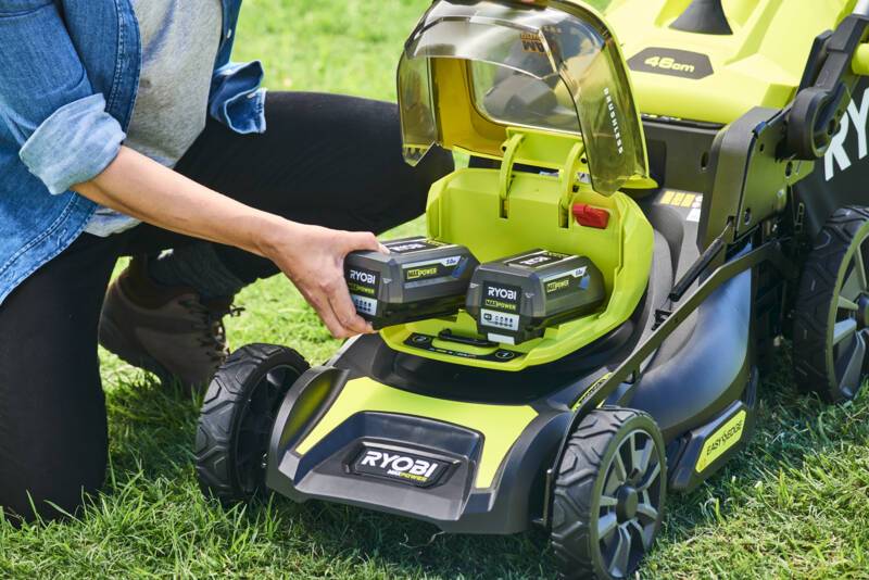 Tondeuse tractée sans fil 36V polypropylène noir L.46 cm RY36LMxP46A-150 - Ryobi - Image 7