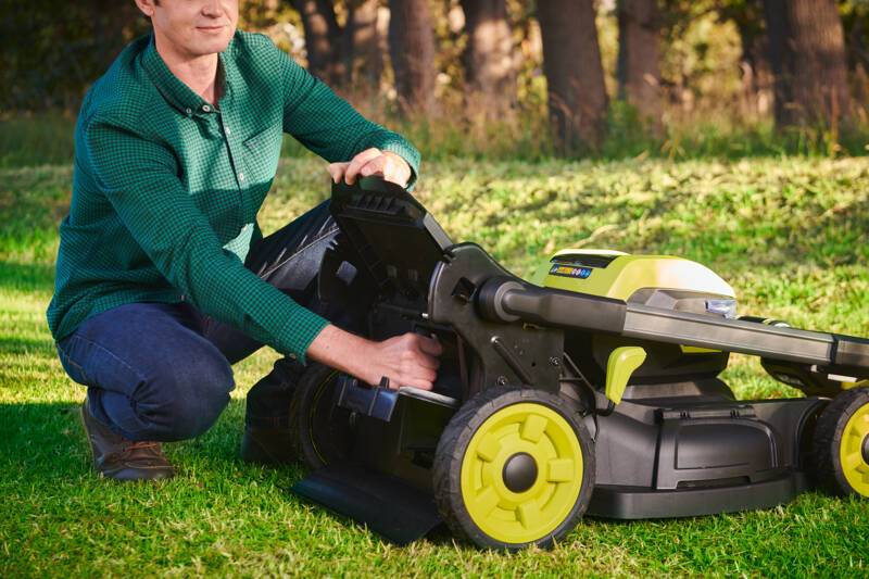 Tondeuse tractée à batterie Ø coupe 53 cm modèle RY36LMXSP53A-160 - Ryobi - Image 4