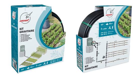 Jardibric - Kit goutte à goutte gravitaire pour 50m2 - JARDIBRIC - Image 1