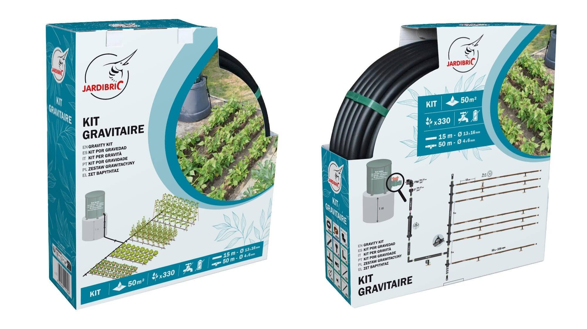 Jardibric - Kit goutte à goutte gravitaire pour 50m2 - JARDIBRIC - Image 1