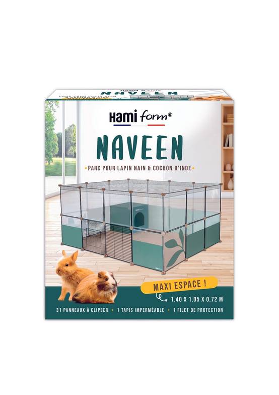 Hamiform - Parc pour lapin nain & cochon d'Inde NAVEEN - Hami Form - Image 3