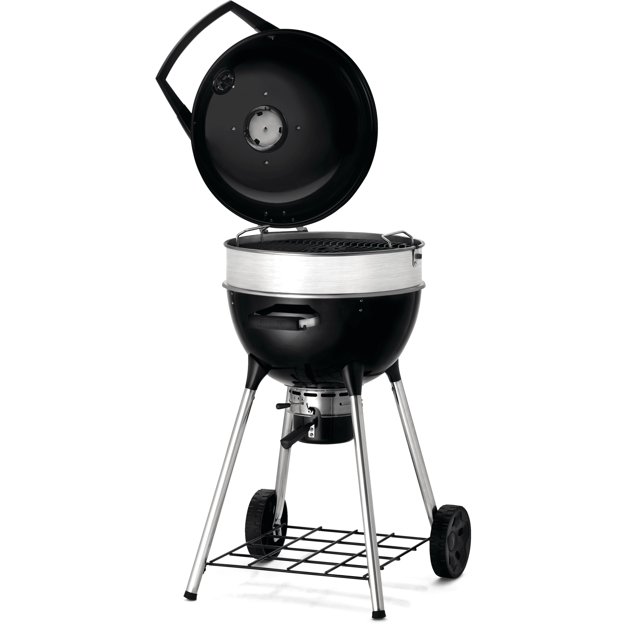 Napoleon - Barbecue à charbon Charcoal Kettle Pro 47 cm fonte émaillée noir L.53 l.63 H.100 cm - Napoleon - Image 1
