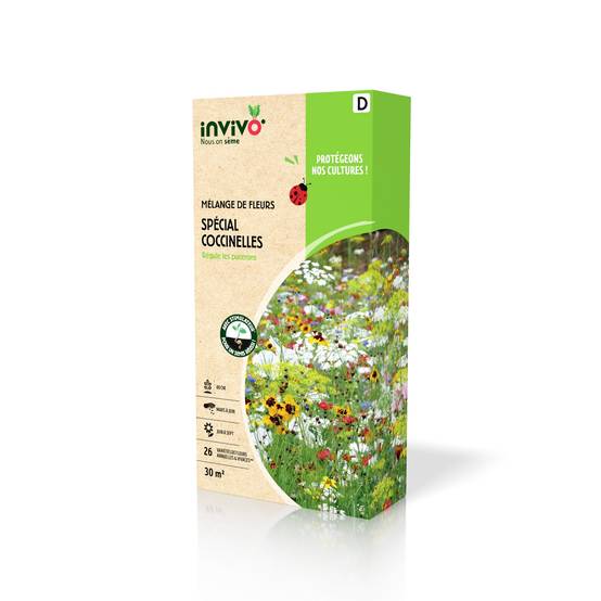 Invivo Nous On Sème - Semences mélange de fleurs spécial coccinelles 30 m2 - INVIVO Nous on sème - Image 2