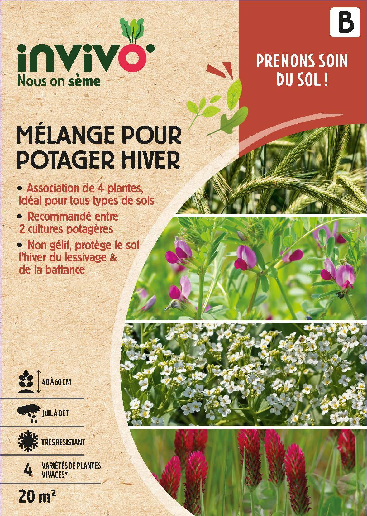 Invivo Nous On Sème - Semences mélange potager hiver 20 m2 - INVIVO Nous on sème - Image 1