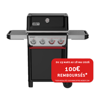 Weber - Barbecue à gaz 4 brûleurs acier avec plancha Spirit E-425 - Weber