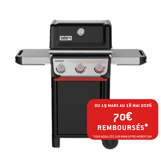 Weber - Barbecue à gaz 3 brûleurs acier Spirit E-325 Weber