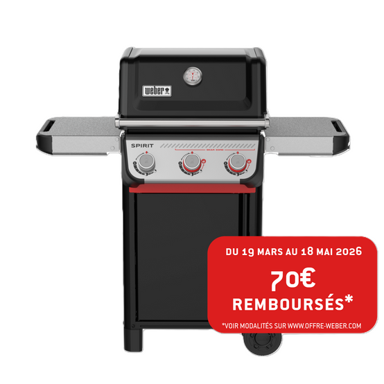Weber - Barbecue à gaz 3 brûleurs acier Spirit E-325 Weber - Image 1