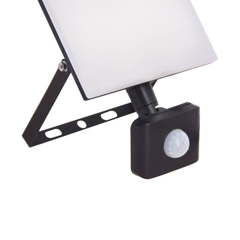 xanlite - Projecteur mural noir LED, détecteur de mouvement désact, IP65, 2500 Lumens, 5000K, Blanc froid - Image 1
