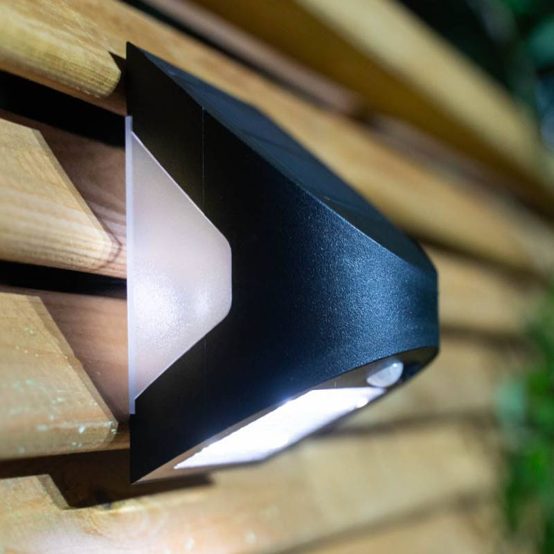 xanlite - Applique hybride solaire + USB rechargeable, IP54, 350 Lumens, 5000K, Blanc froid, display 12pcs - Image 5
