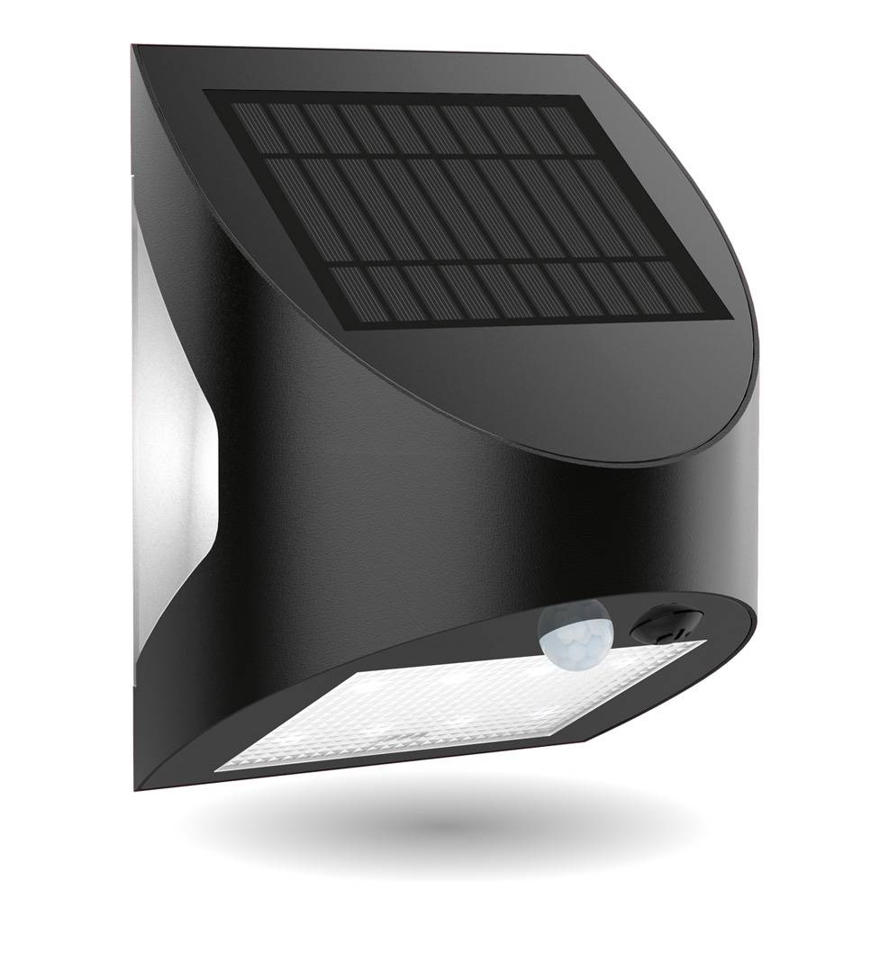 xanlite - Applique hybride solaire + USB rechargeable, IP54, 350 Lumens, 5000K, Blanc froid, display 12pcs - Image 8