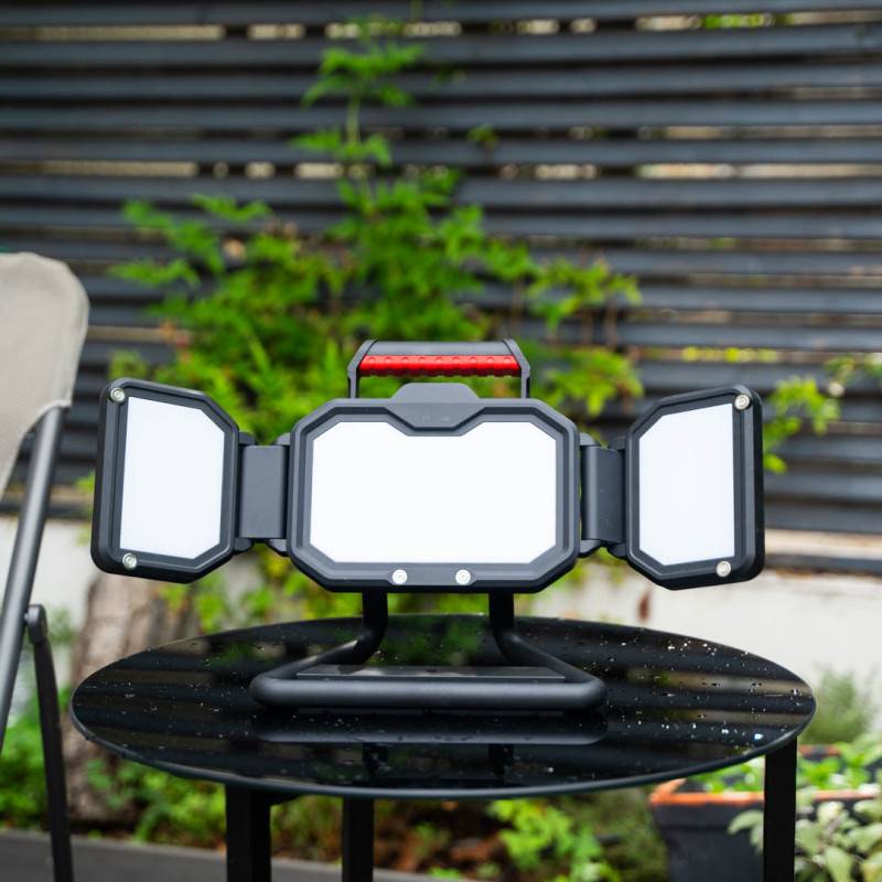 xanlite - Projecteur LED 30W rechargeable USB-C équivalence 200W 3 modes 10h d'autonomie Blanc froid - Image 3