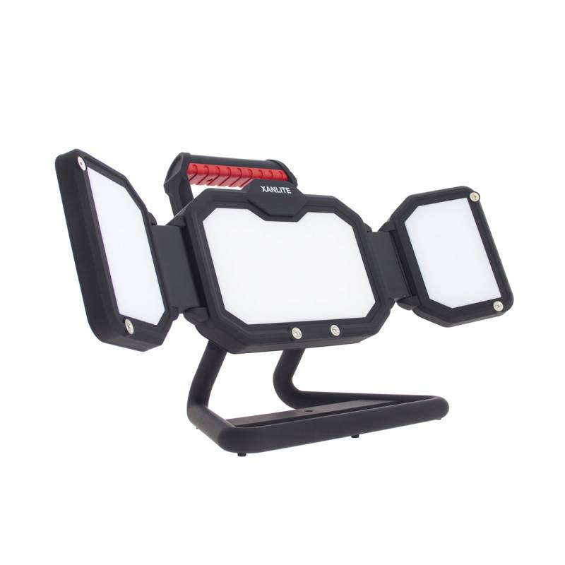 xanlite - Projecteur LED 30W rechargeable USB-C équivalence 200W 3 modes 10h d'autonomie Blanc froid - Image 2