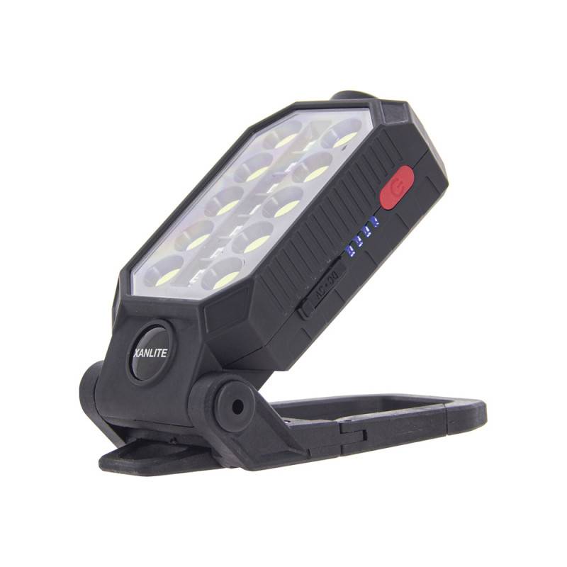 xanlite - Baladeuse LED sans fil, rechargeable USB, 450 + 200 Lm, 3 modes de fixation, 6500K, Blanc froid - Image 4