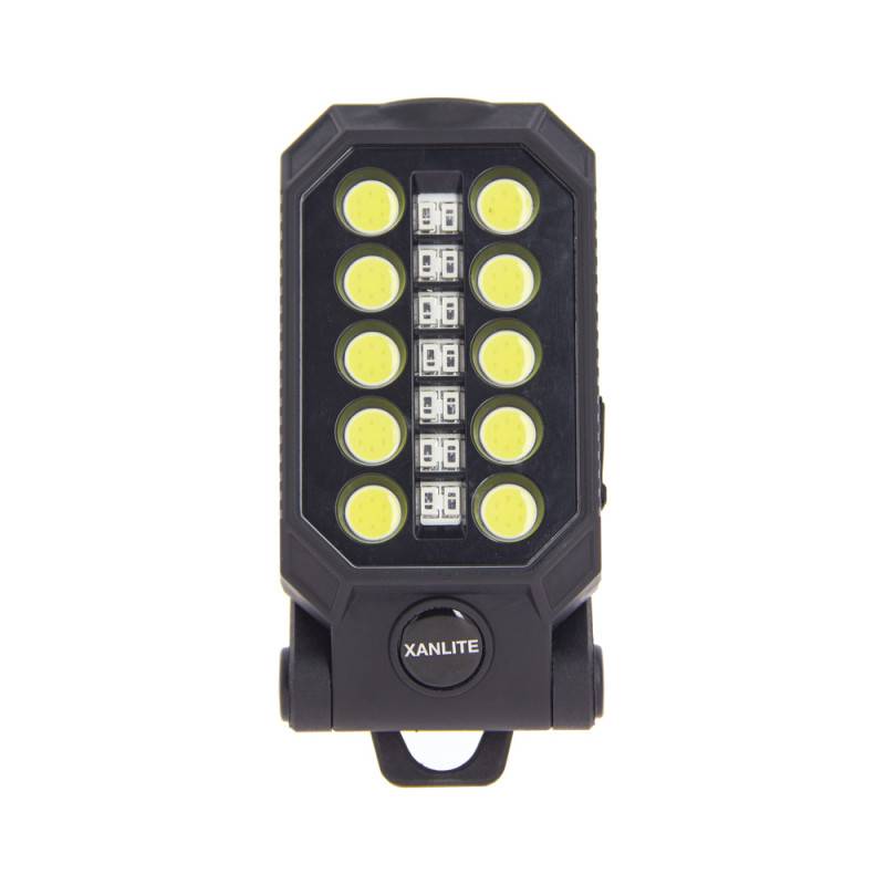 xanlite - Baladeuse LED sans fil, rechargeable USB, 450 + 200 Lm, 3 modes de fixation, 6500K, Blanc froid - Image 6