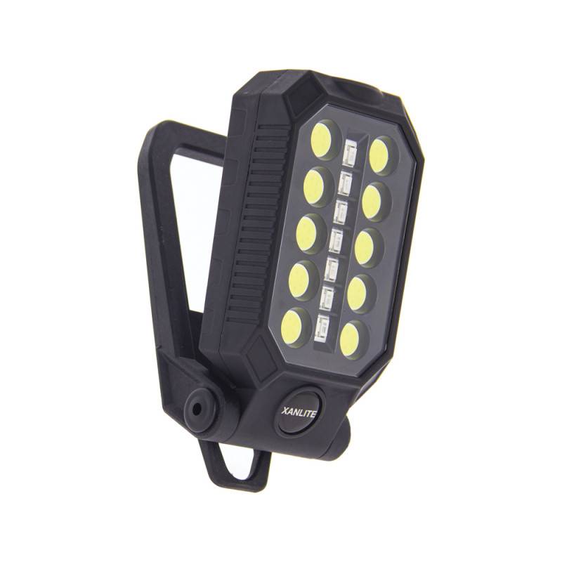xanlite - Baladeuse LED sans fil, rechargeable USB, 450 + 200 Lm, 3 modes de fixation, 6500K, Blanc froid - Image 2
