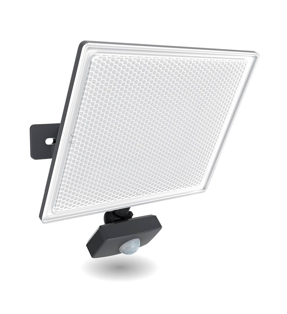 xanlite - Projecteur mural noir LED IP44 détecteur mouvement désactiv. 4200 Lum. Équiv. 250W 6500K Blanc froid - Image 6