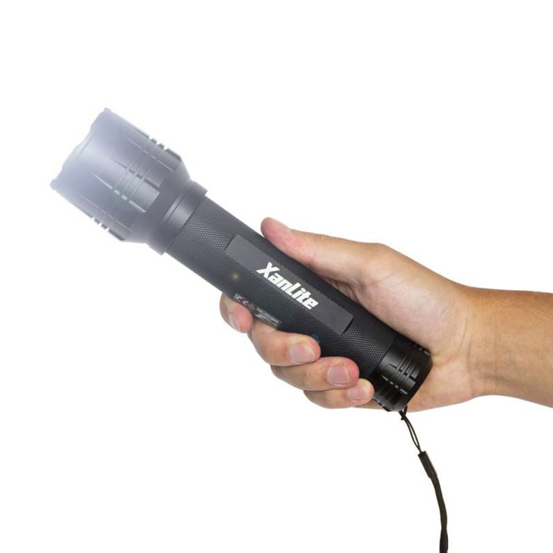 xanlite - Lampe torche LED métal IP67 1500 Lum. 3 modes d'éclairage piles incluses (3XLR20) 6500K Blanc froid - Image 8