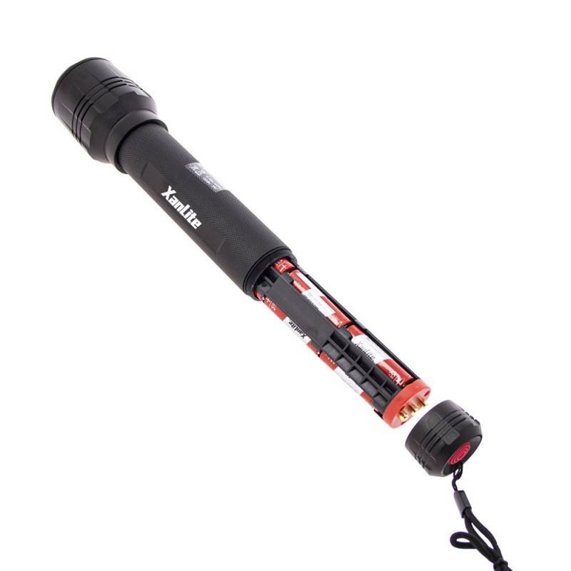xanlite - Lampe torche LED métal IP67 1500 Lum. 3 modes d'éclairage piles incluses (3XLR20) 6500K Blanc froid - Image 3