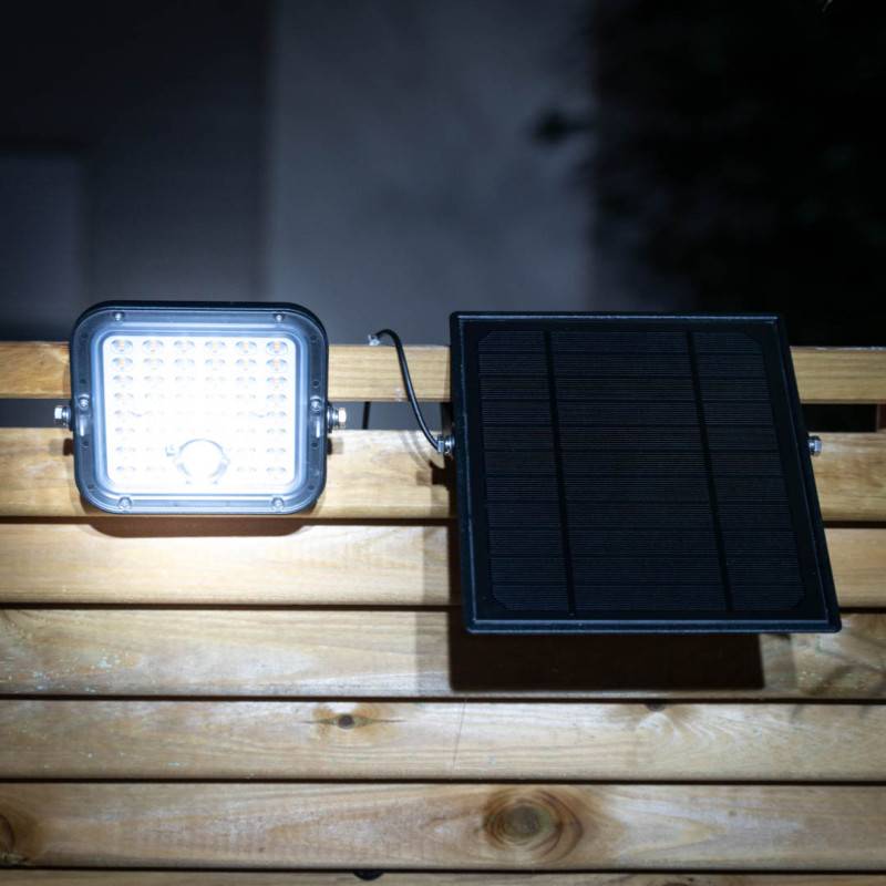 xanlite - Projecteur mural solaire LED, détecteur de mouvement désactivable IP65 1400 Lumens 3000K Blanc chaud - Image 3