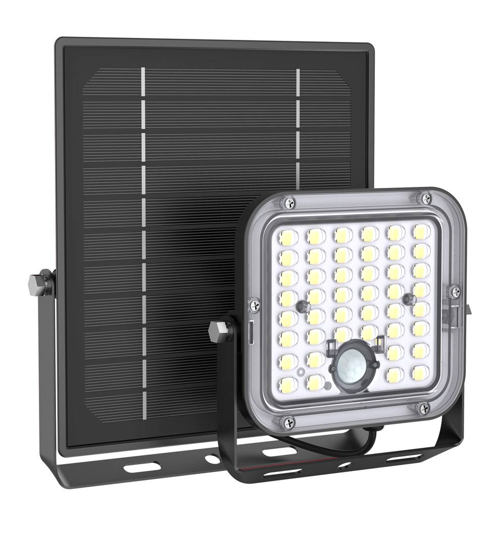 xanlite - Projecteur mural solaire LED, détecteur de mouvement désactivable IP65 1400 Lumens 3000K Blanc chaud - Image 6