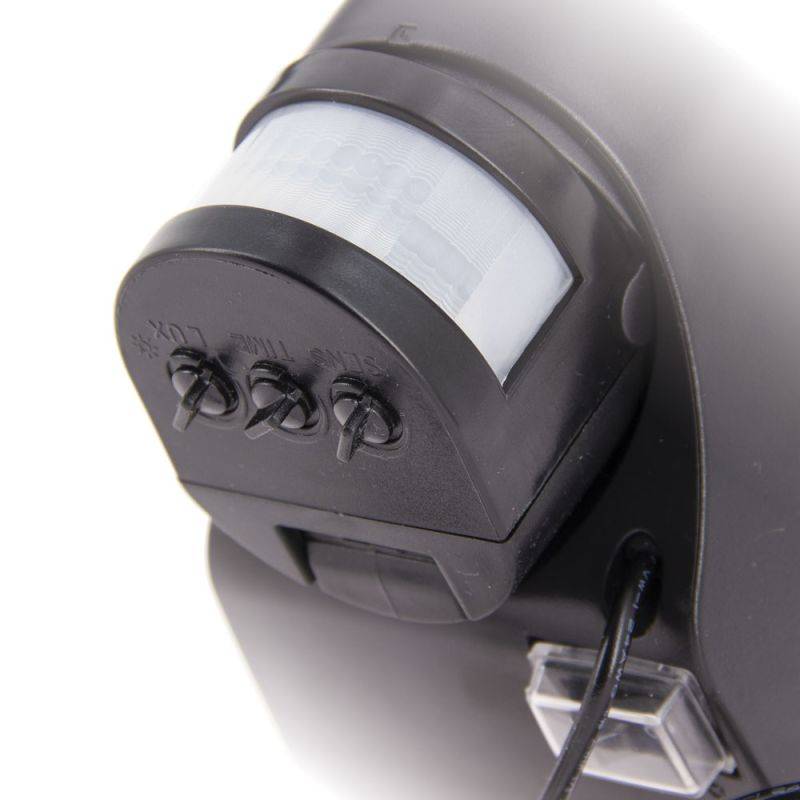 xanlite - Projecteur mural 2 têtes solaire LED, détecteur de mouvement, IP44, 1500 Lumens, 6500K , Blanc froid - Image 4