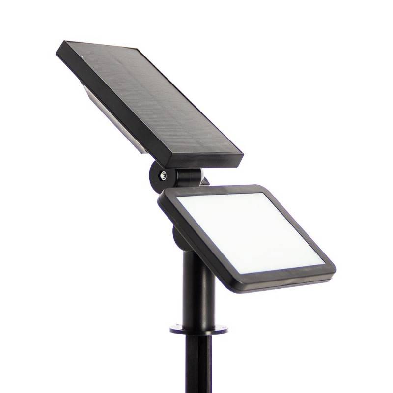 xanlite - Borne solaire LED, IP44, 2 modes de fixation, autonomie 14h, 200 Lumens, 6500K, Blanc froid - Image 2