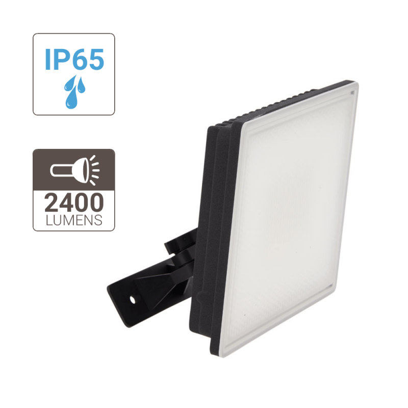 xanlite - Projecteur mural noir LED, IP65, 2600 Lumens, équivalence 160 W, 6500K, Blanc froid - Image 2