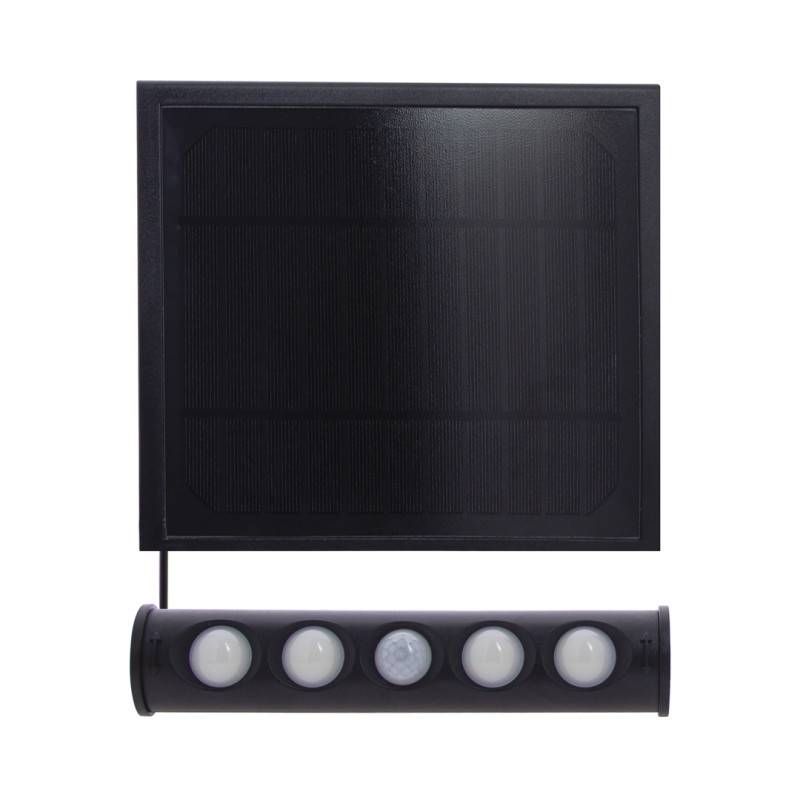 xanlite - Réglette solaire LED avec panneau déporté noir, 8 modes d'éclairage, IP65, 1000 Lumens, Blanc froid - Image 6