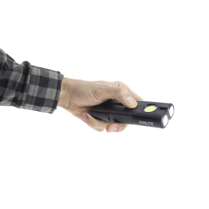 xanlite - Baladeuse LED sans fil rechargeable USB 800 + 300 Lum. Fixation par aimant 6500K Blanc froid - Image 7