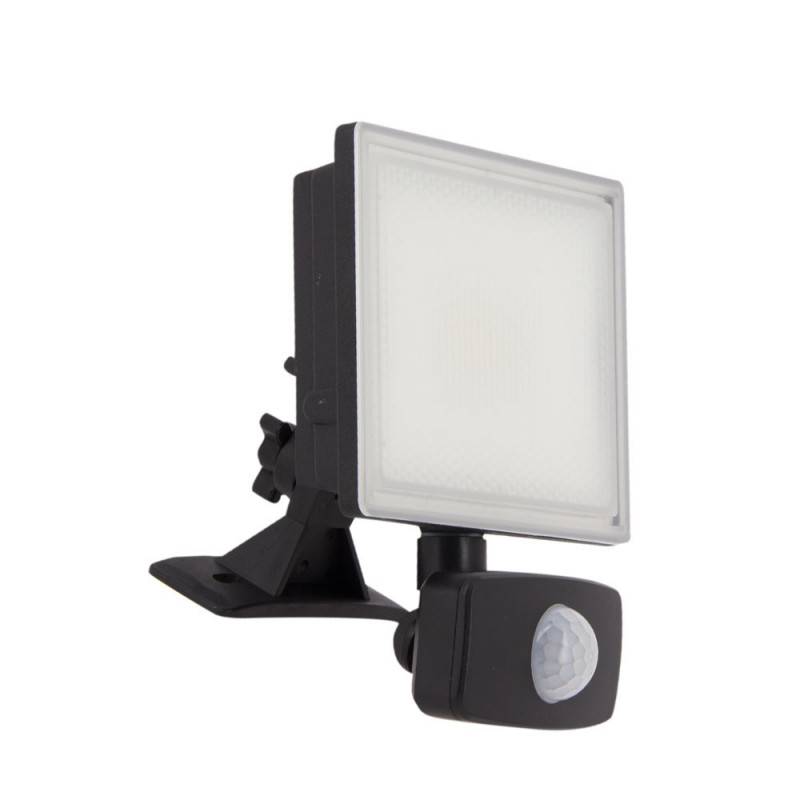 xanlite - Projecteur mural noir LED IP44 détecteur mouvement désactiva. 1600 Lum. Équiv100W 6500K Blanc froid - Image 2